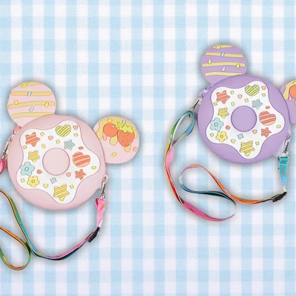 Donut Mouse Ear Crossbody- Purple
